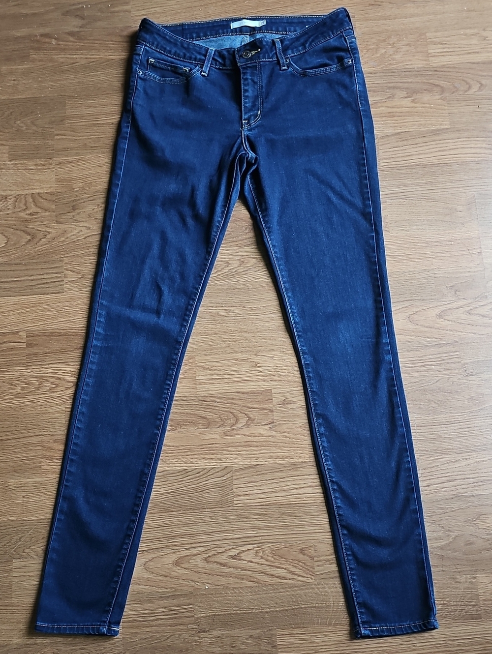 Levis 711 Skinny Stretch Jeans Women's Size 29" Waist X 34" Long Inseam Length